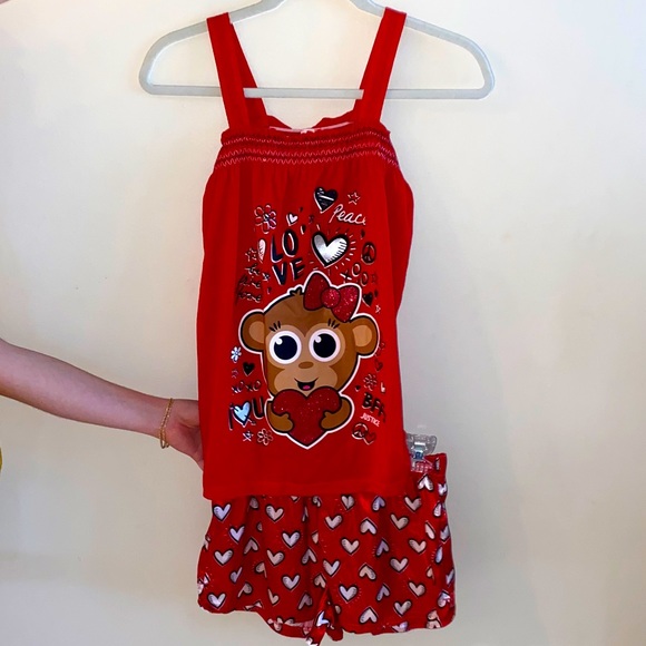 NWT 2-Piece Girls PJ Set - Picture 1 of 4